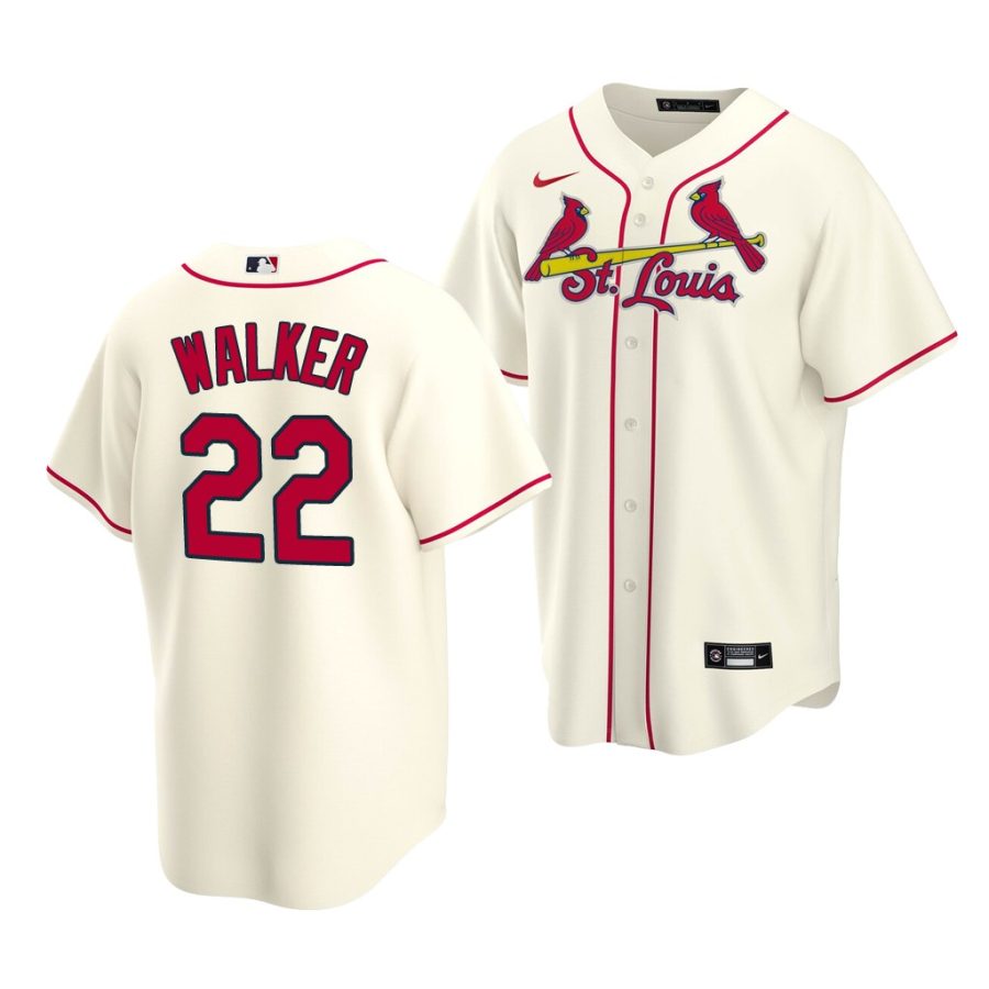 jordan walker cardinals 2020 mlb draft replica alternate cream jersey