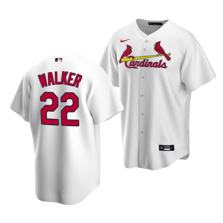 jordan walker cardinals 2020 mlb draft replica home white jersey