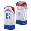 jose alvarado pelicans white city edition 2021 nba draft jersey