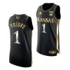 joseph yesufu kansas jayhawks golden edition 2021 22 authentic basketball jersey