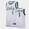 josh langford white retro performance men's jersey