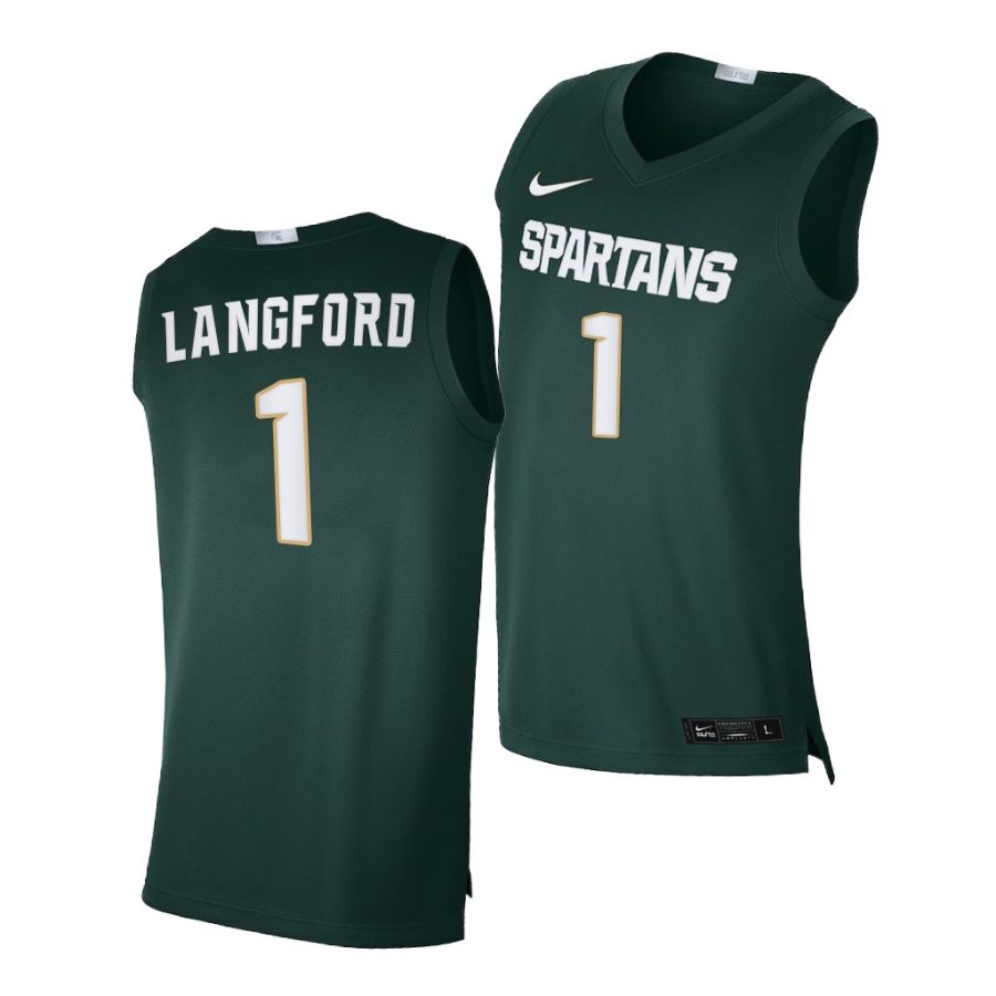 joshua langford green alumni limited michigan state spartans jersey