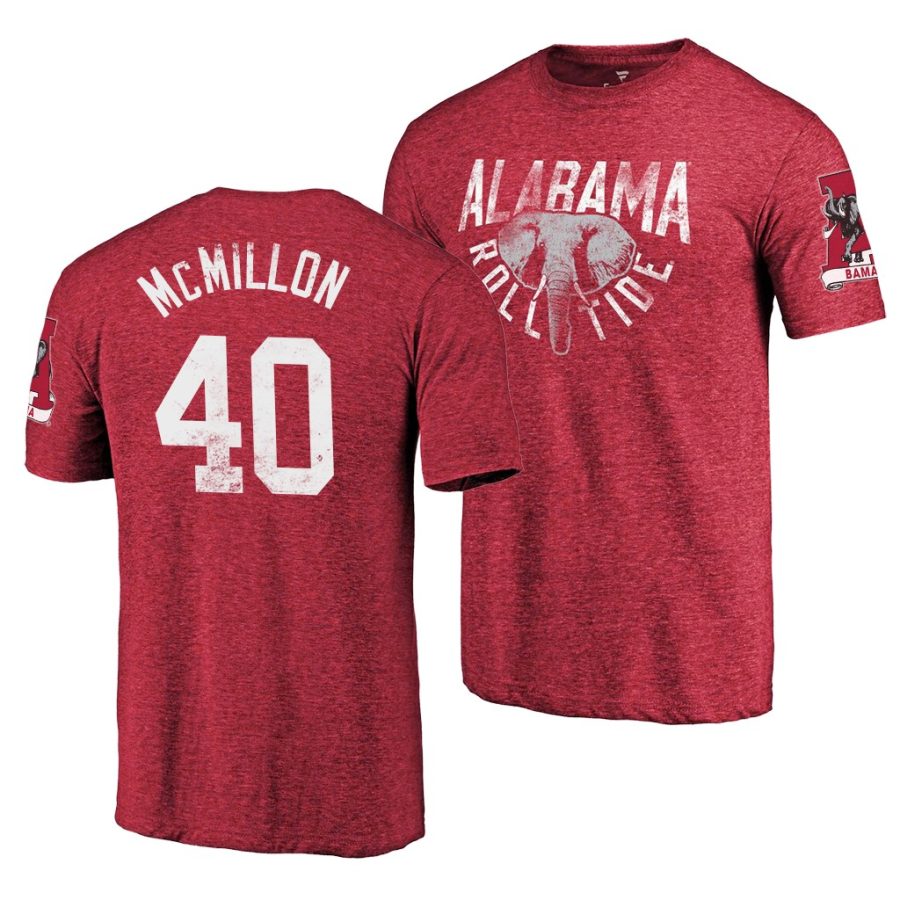 joshua mcmillon crimson hometown classic tri blend jersey