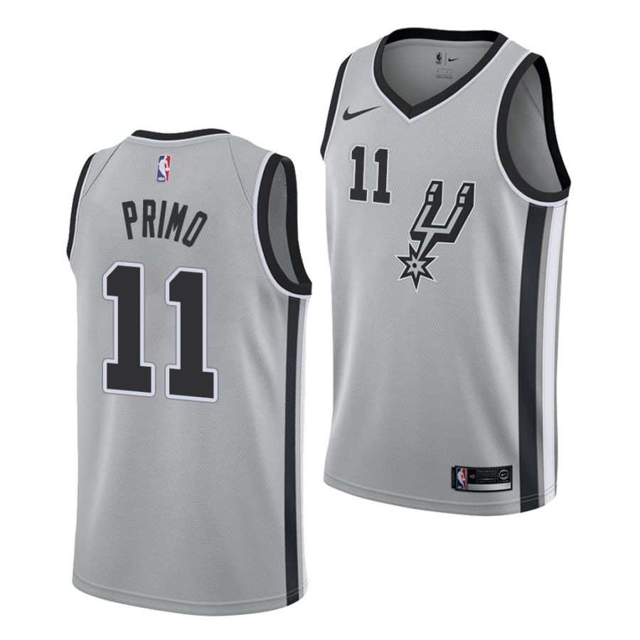 joshua primo spurs 2021 gray statement edition 2021 nba draft jersey