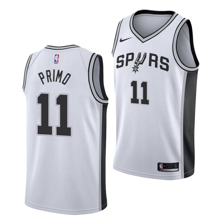 joshua primo spurs 2021 white classic edition 2021 nba draft jersey