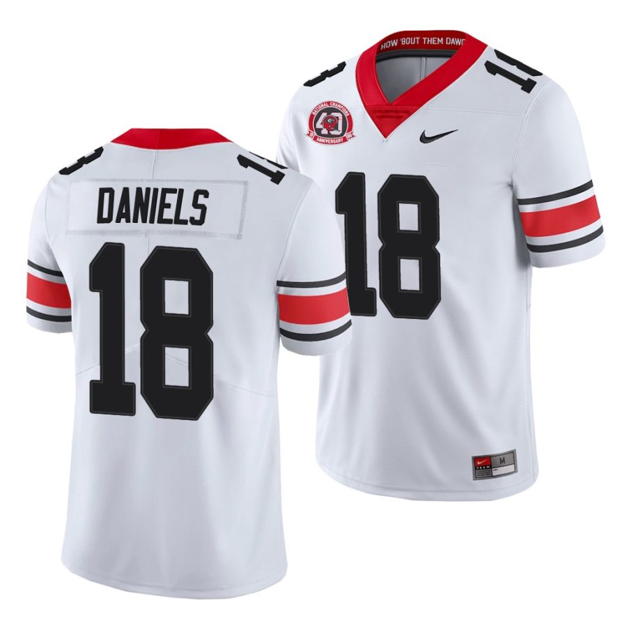 jt daniels white college football men's jersey