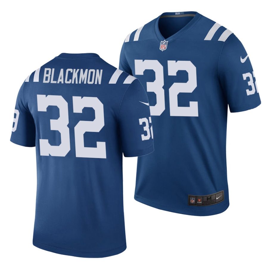 julian blackmon blue 2020 nfl draft men's jersey 0