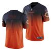 justin fields bears 2021 nfl draft city edition men's orange jersey