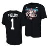 justin fields black 2021 national championship ohio state buckeyes shirt