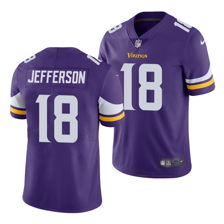 justin jefferson purple 2020 nfl draft men's jersey