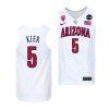 justin kier arizona wildcats college basketball 2021 22 replica jersey