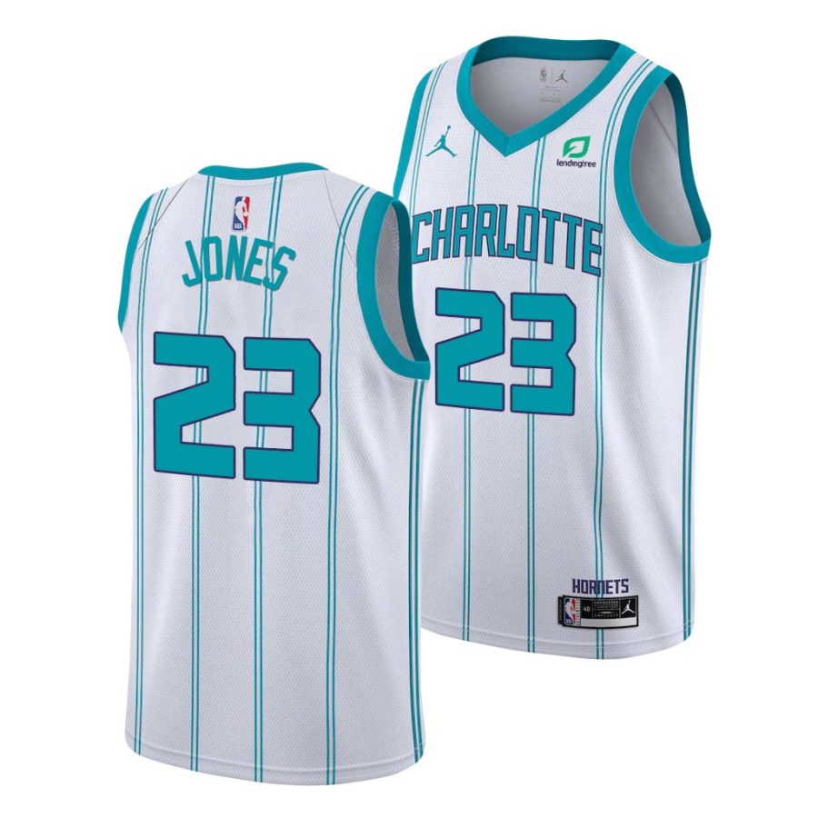 kai jones hornets 2021 white classic edition 2021 nba draft jersey