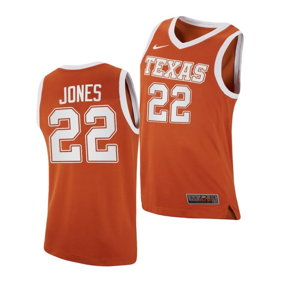 kai jones orange replica texas longhorns jersey