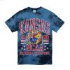 kansas jayhawks blue 2021 march madness h champs vintage men t shirt