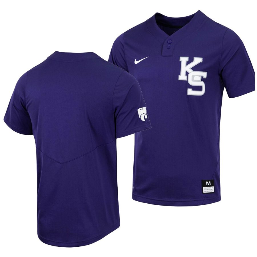 kansas state wildcats white college baseball replica jersey