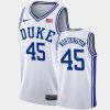 keenan worthington white authentic men's jersey