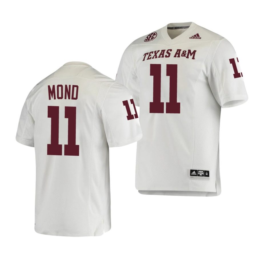 kellen mond white college football texas a&m aggies jersey