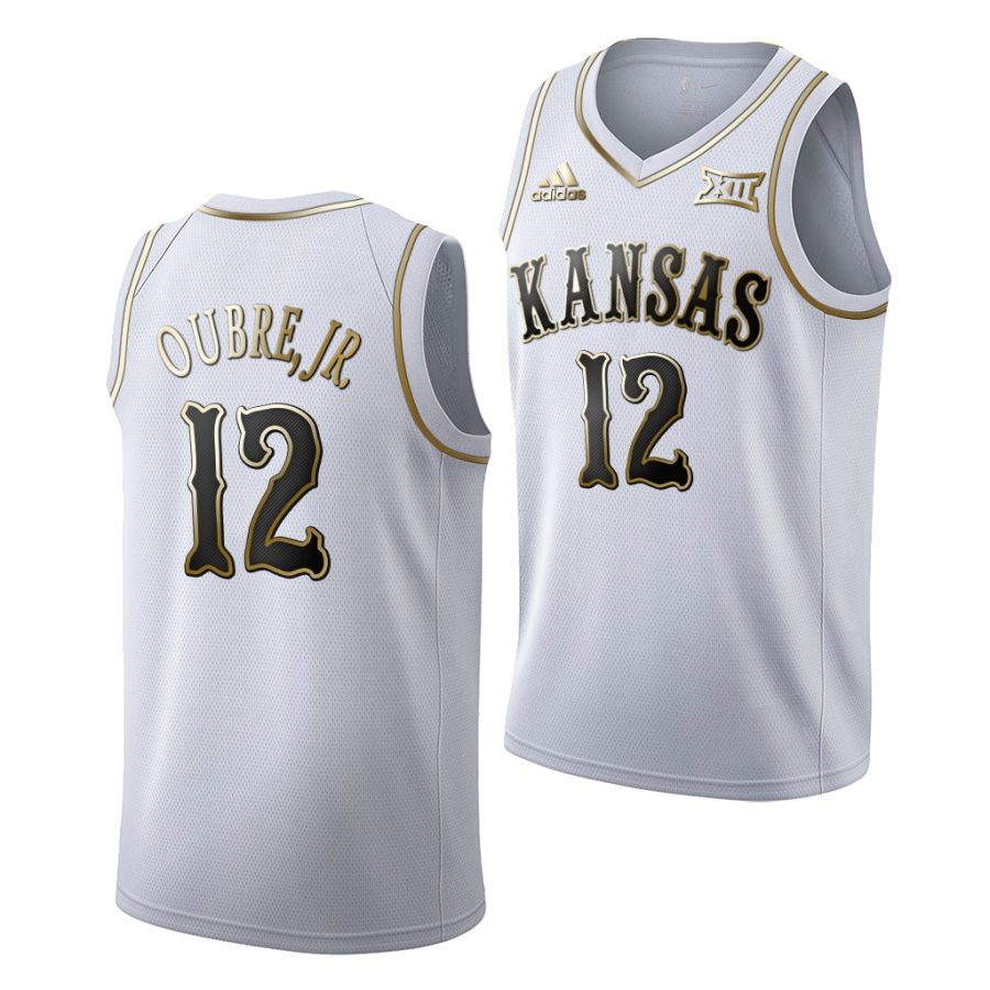 kelly oubre jr. white golden limited men's jersey