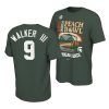 kenneth walker iii locker room 2021 peach bowl green shirt