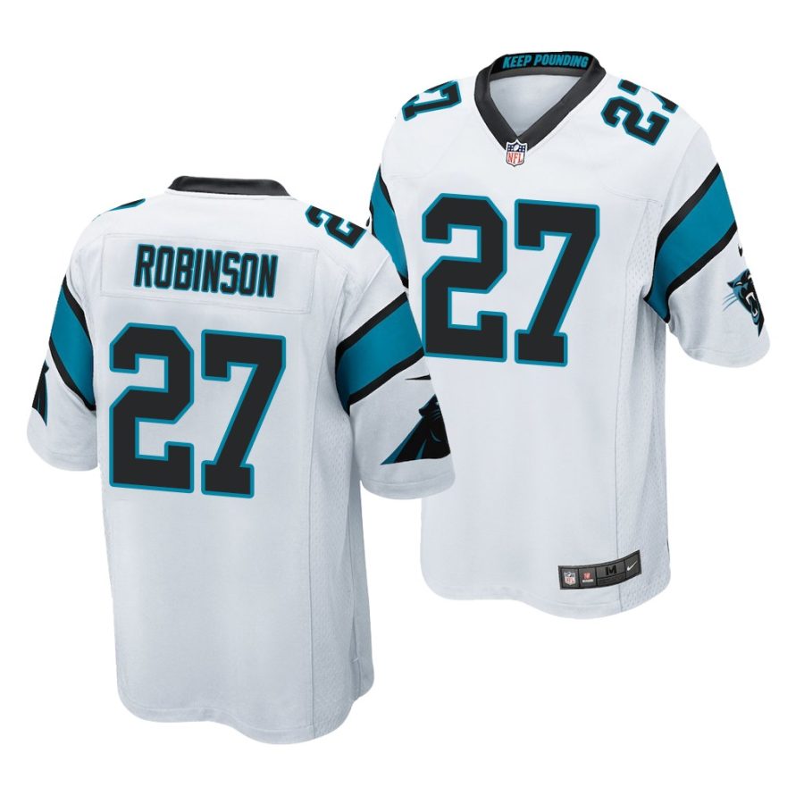 kenny robinson jr. panthers 2020 nfl draft game men's white jersey