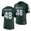 kenny willekes green college football michigan state spartans jersey