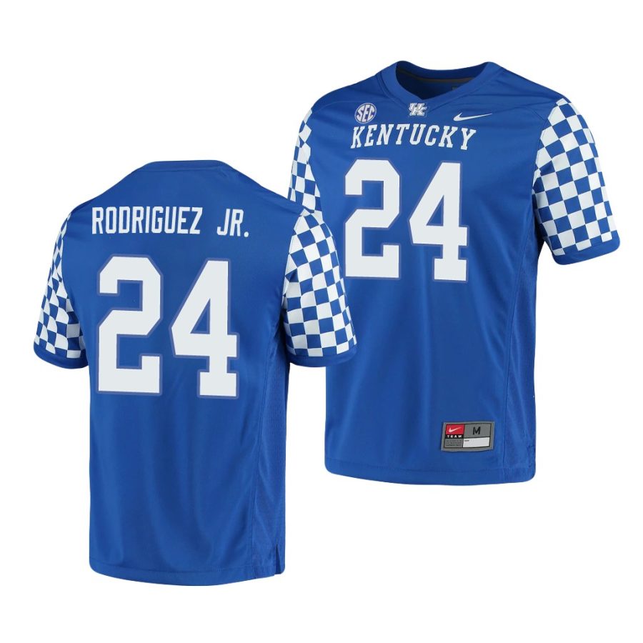 kentucky wildcats chris rodriguez jr. royal game men's jersey