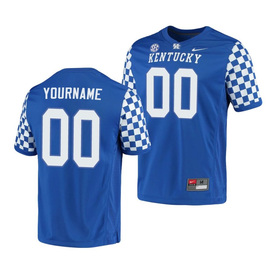 kentucky wildcats custom royal game men's jersey