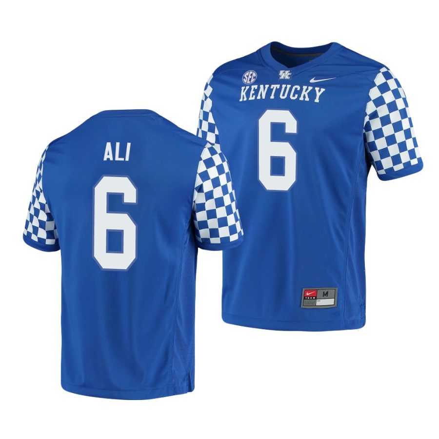 kentucky wildcats josh ali royal game men's jersey