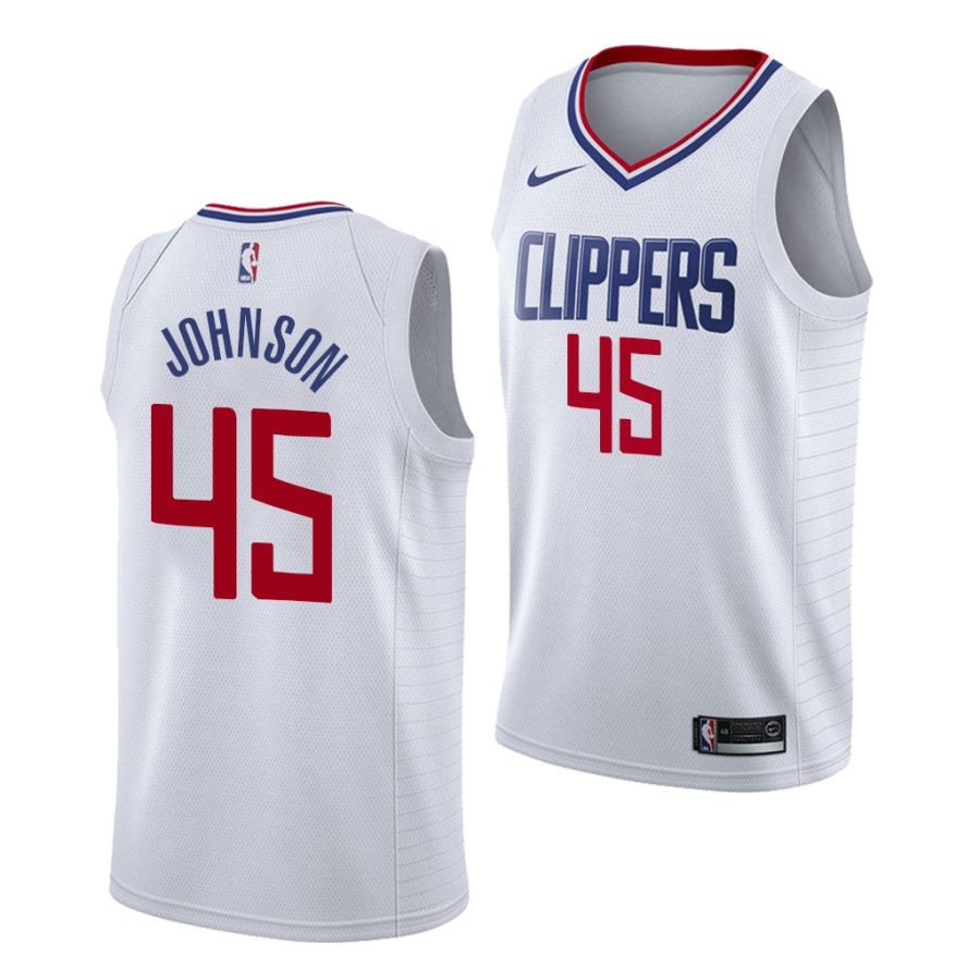 keon johnson la clippers 2021 white association edition 2021 nba draft jersey