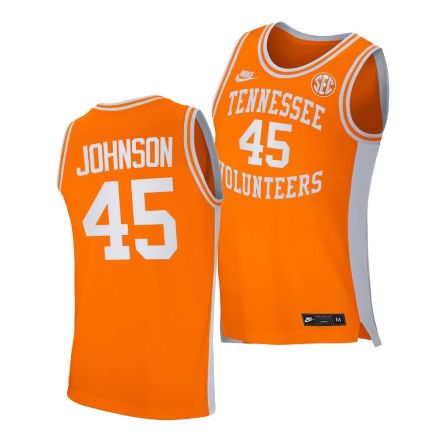 keon johnson orange retro men jersey