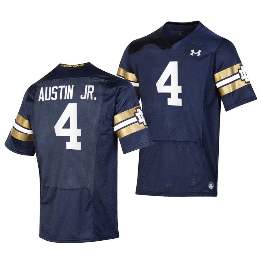 kevin austin jr. navy 2021 shamrock series men jersey