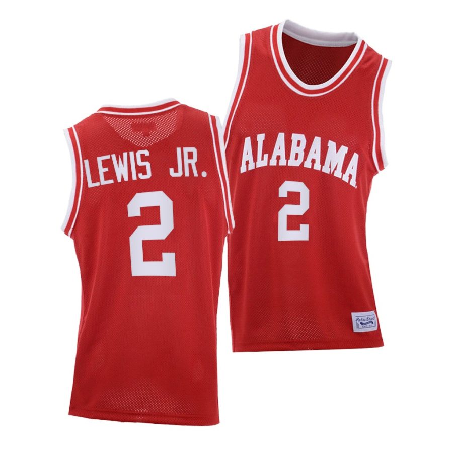 kira lewis jr. red throwback alabama crimson tide jersey