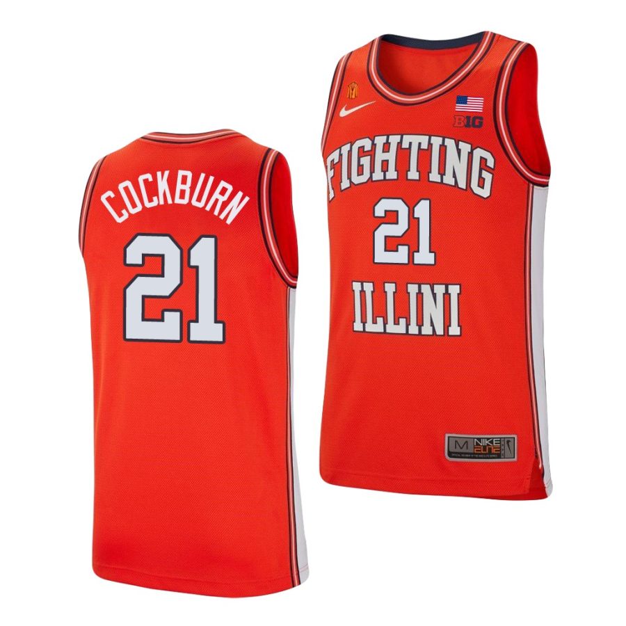 kofi cockburn orange college basketball men's jersey