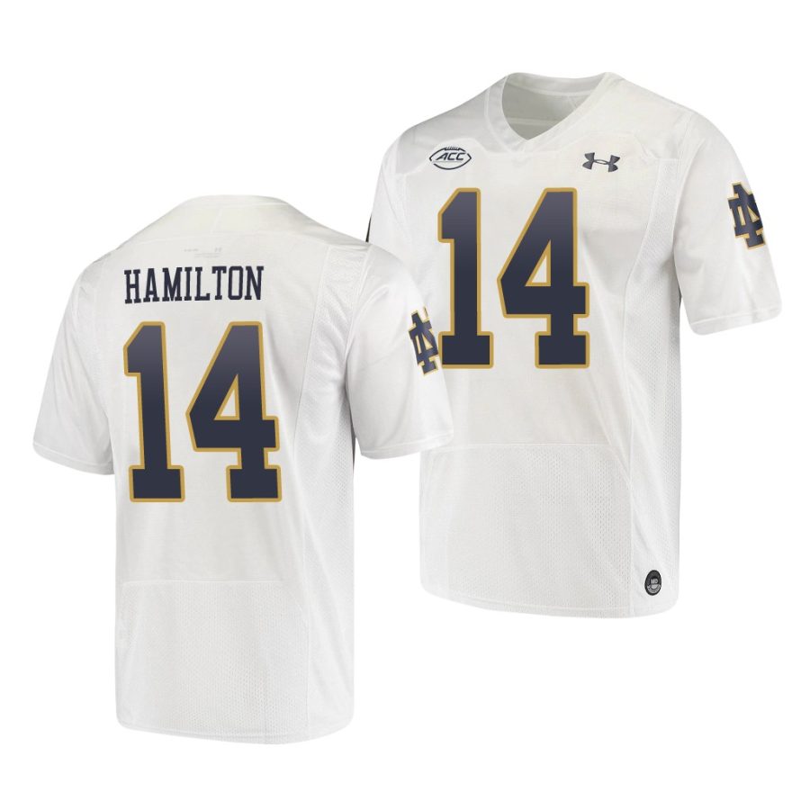 kyle hamilton white replica men's jersey