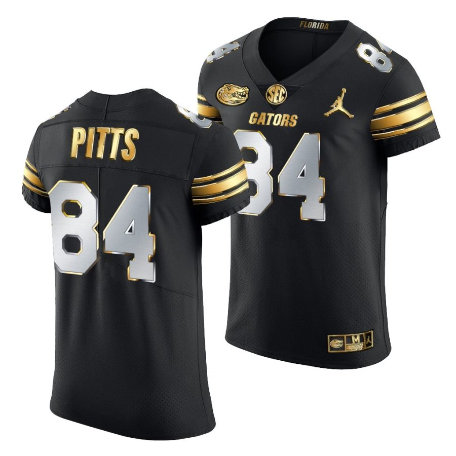 kyle pitts black golden edition florida gators jersey