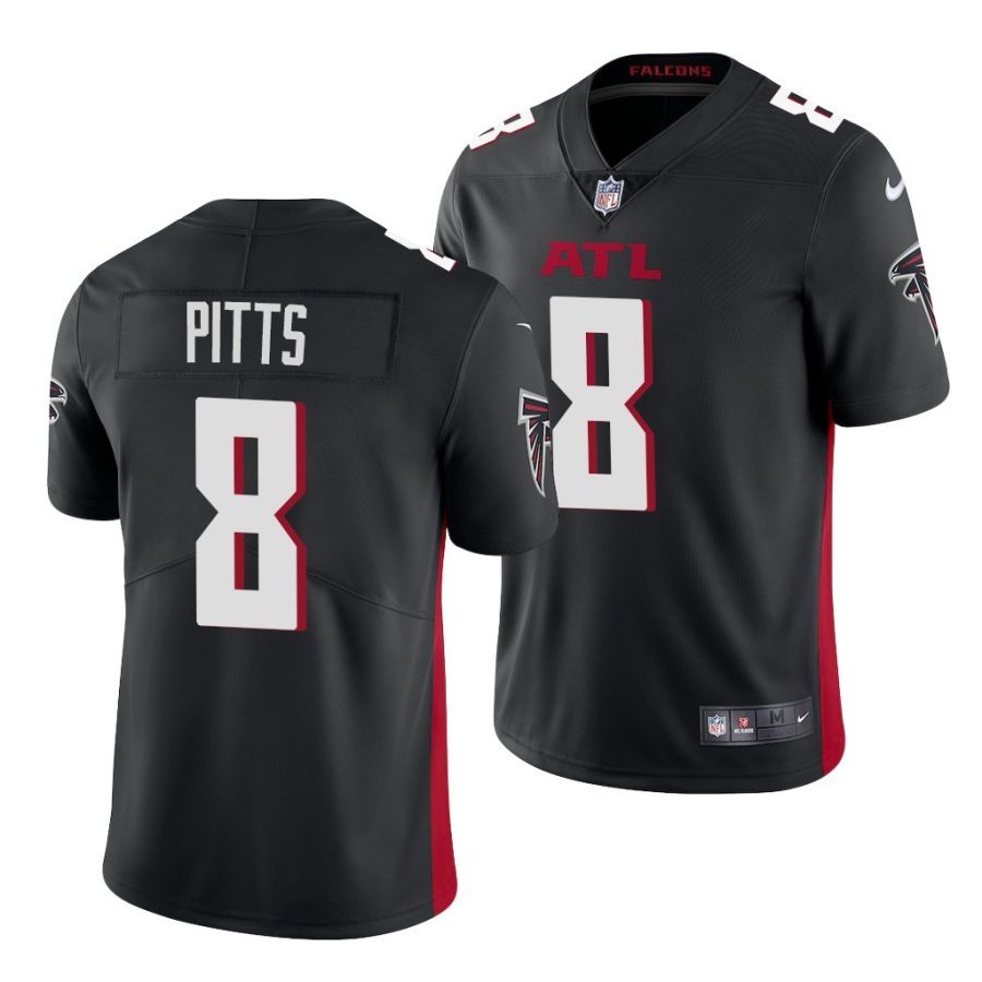 kyle pitts falcons 2021 nfl draft vapor limited men's black jersey