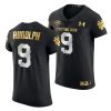 kyle rudolph black golden edition notre dame fighting irish jersey