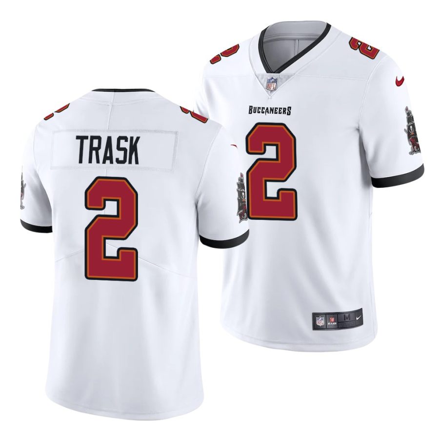 kyle trask buccaneers 2021 nfl draft vapor limited men's white jersey