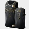 kyrie irving black 2019 golden edition men's jersey