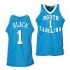 leaky black blue heritage north carolina jersey