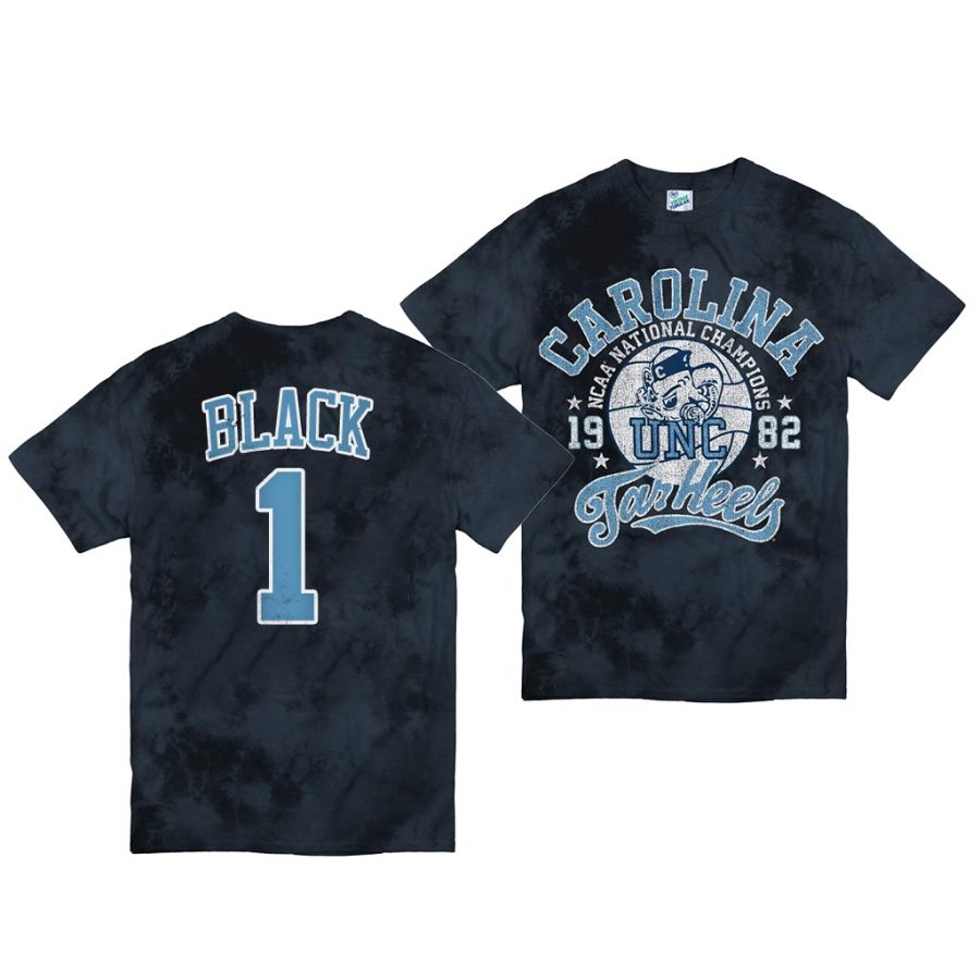 leaky black navy march madness champs retro tie dye t shirt