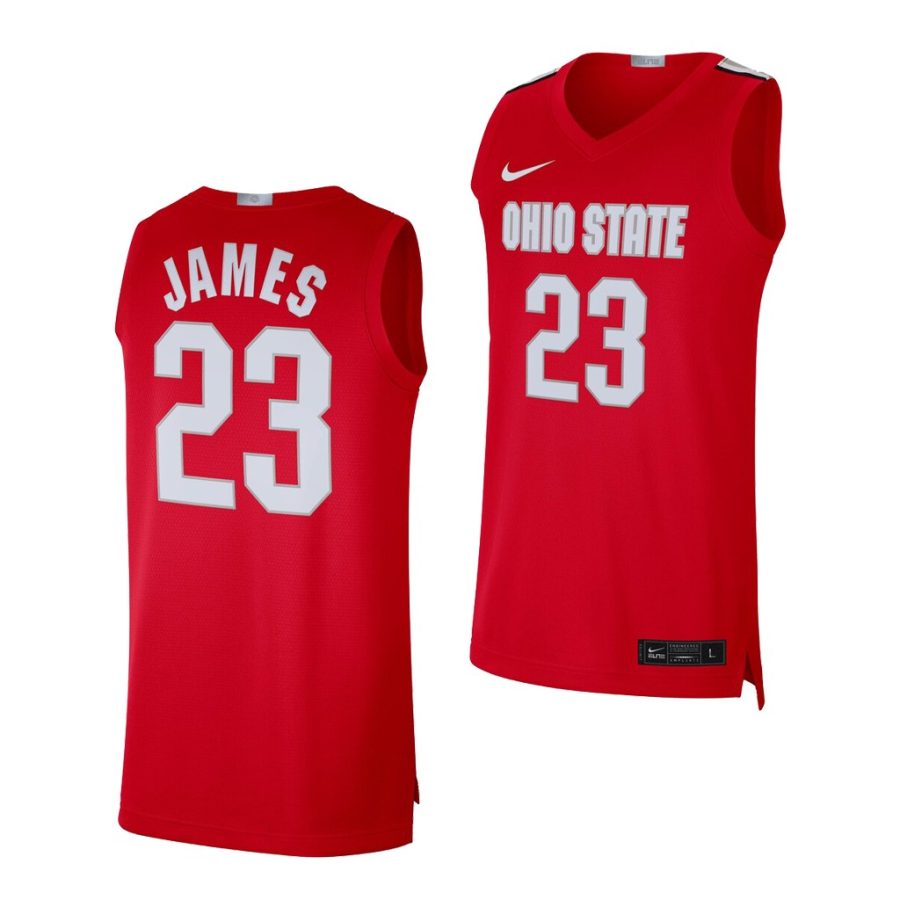 lebron james scarlet alumni limited ohio state buckeyes jersey