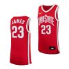 lebron james scarlet replica youth jersey