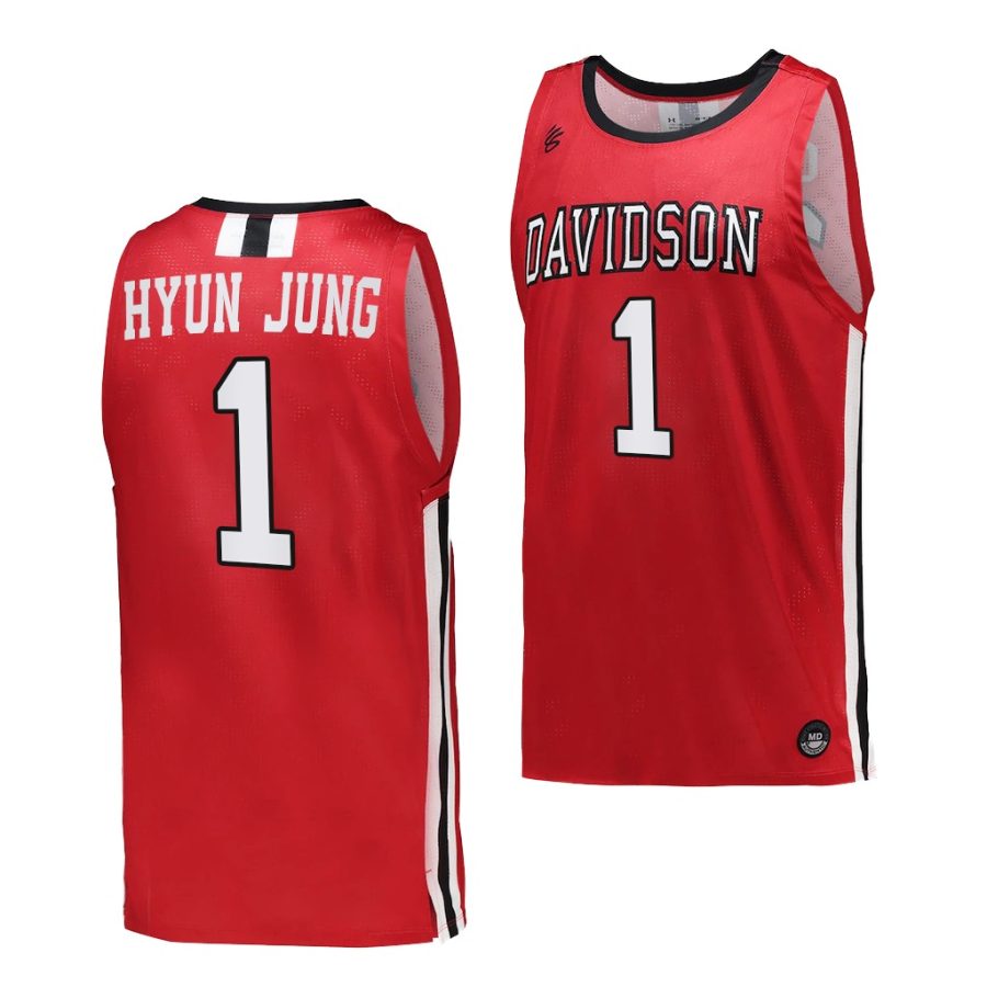 lee hyun jung davidson wildcats college basketball 2022 jersey