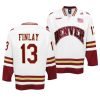 liam finlay ncaa college hockey white premier jersey