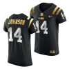 lsu tigers max johnson 2021 22 golden edition elite football black jersey