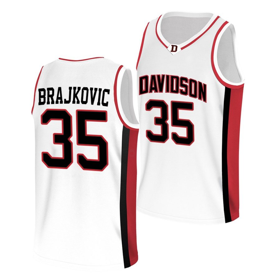 luka brajkovic white college basketball 2022 jersey