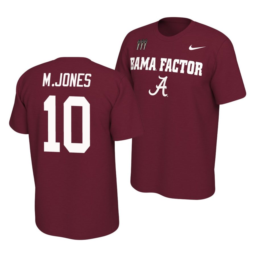 mac jones crimson college football mantra jersey