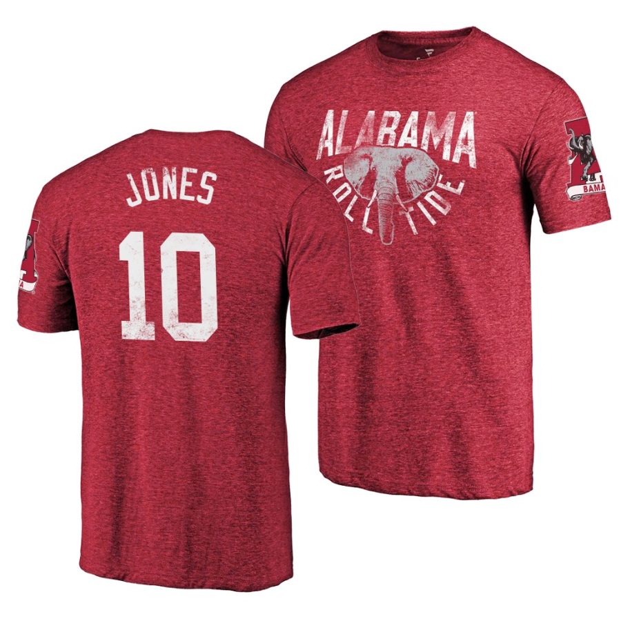 mac jones crimson hometown classic tri blend jersey