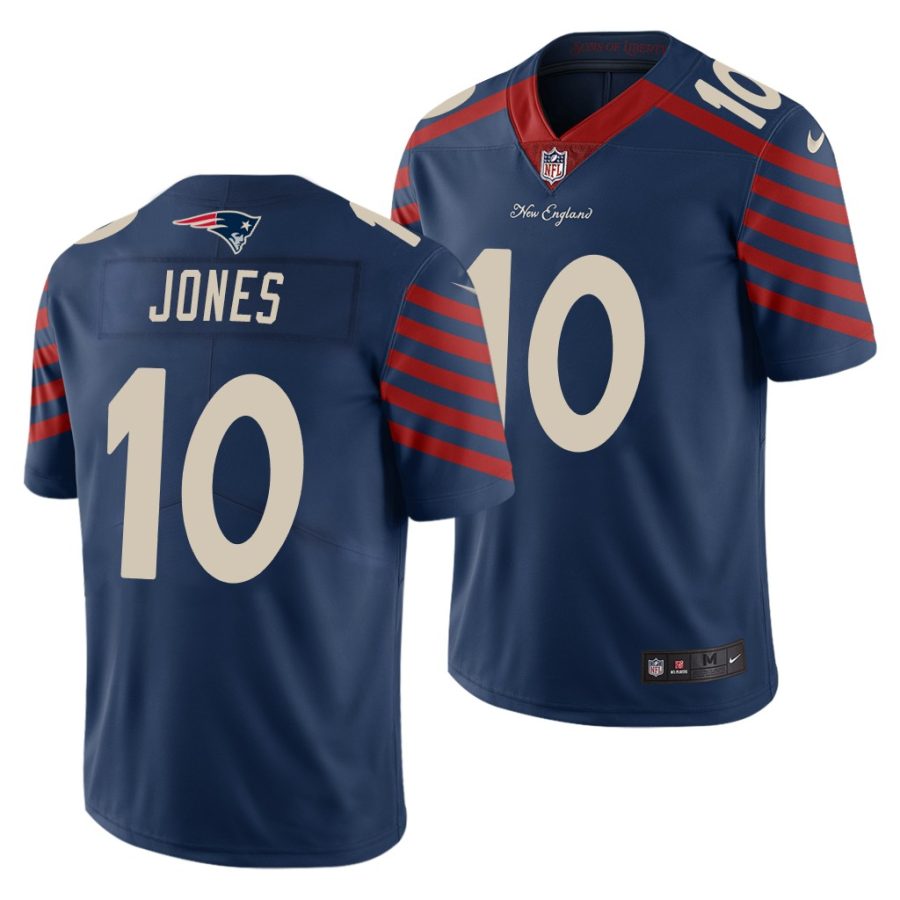 mac jones patriots 2021 nfl draft city edition men's navy jersey